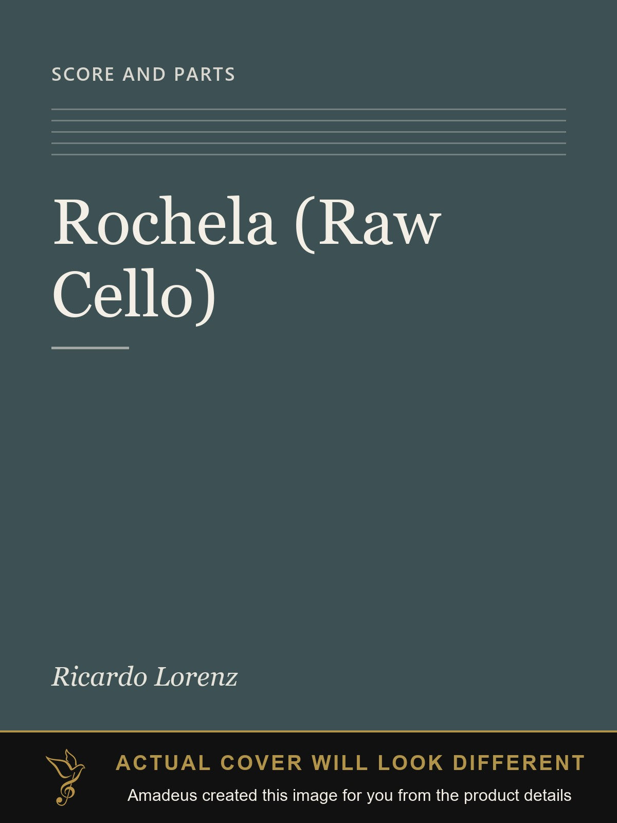 Rochela (Raw Cello) - Amadeus created this image from the product details; the actual cover will look different