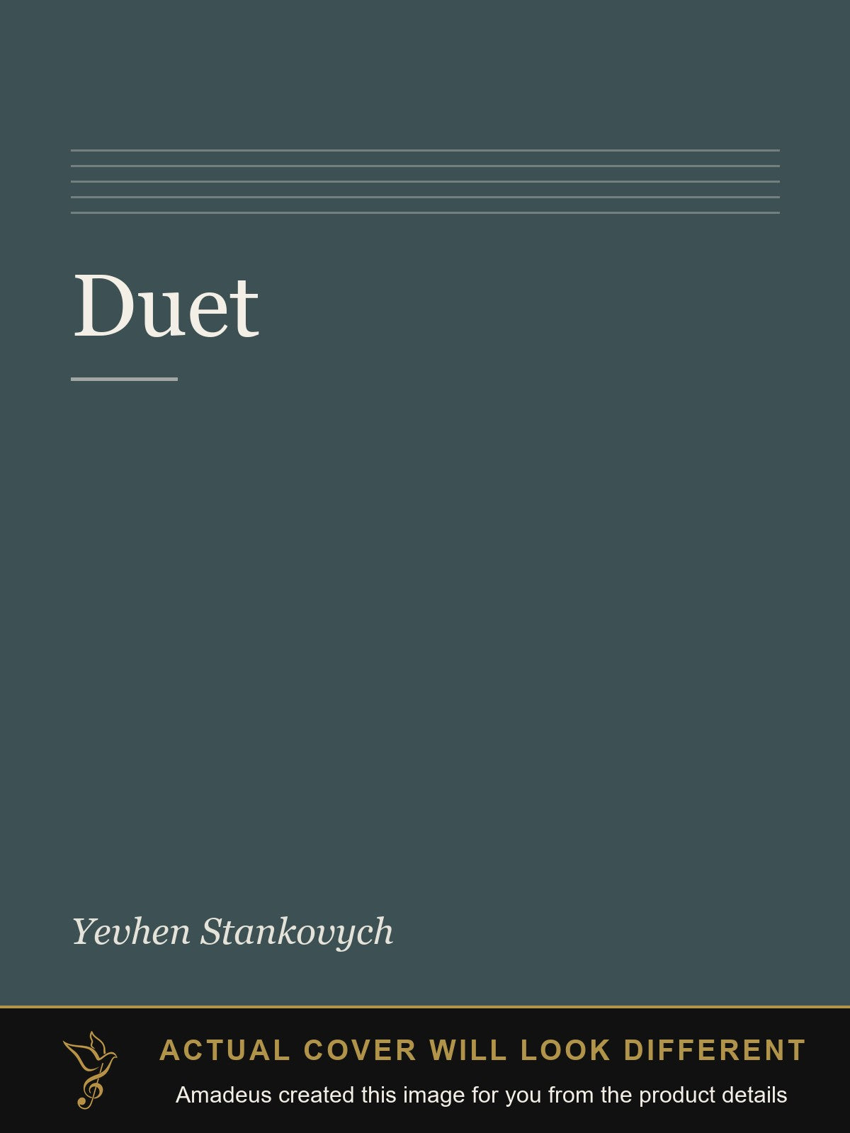 Duet - Amadeus created this image from the product details; the actual cover will look different
