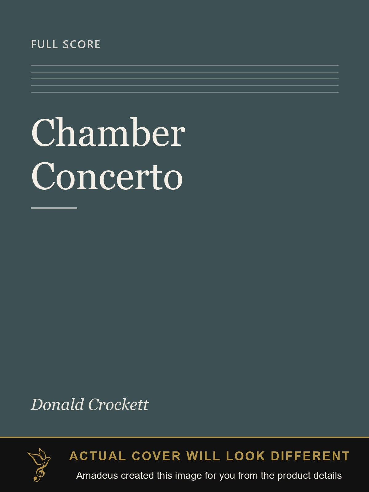Chamber Concerto - Amadeus created this image from the product details; the actual cover will look different