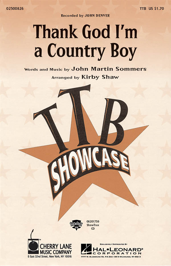 Product Cover for Thank God I'm a Country Boy