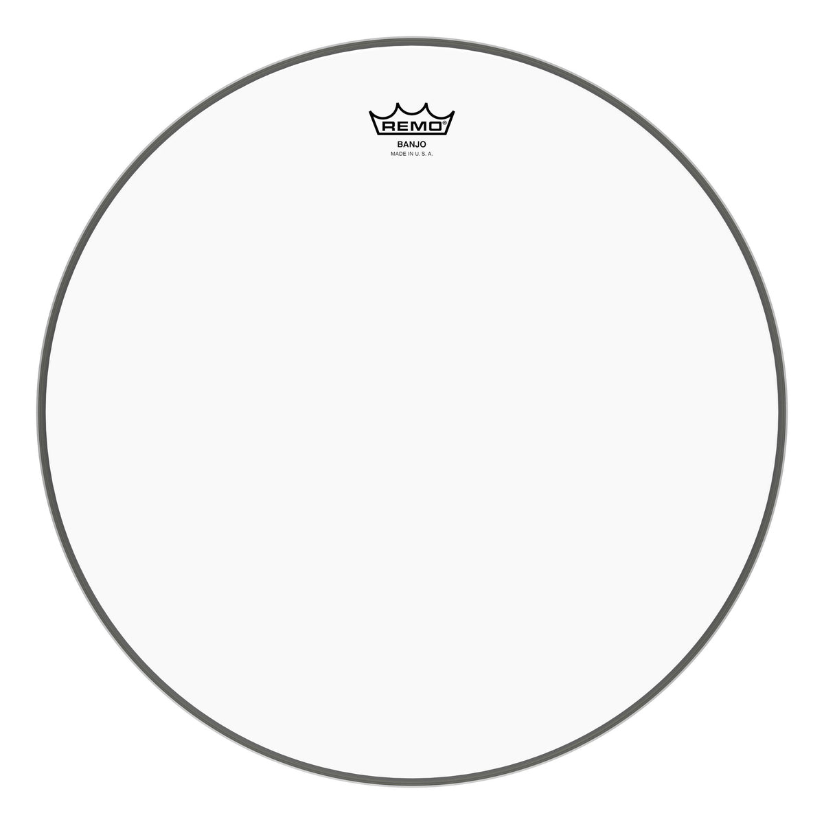 Product Cover for Banjo Head, Clear, 12" Diameter, Medium Collar