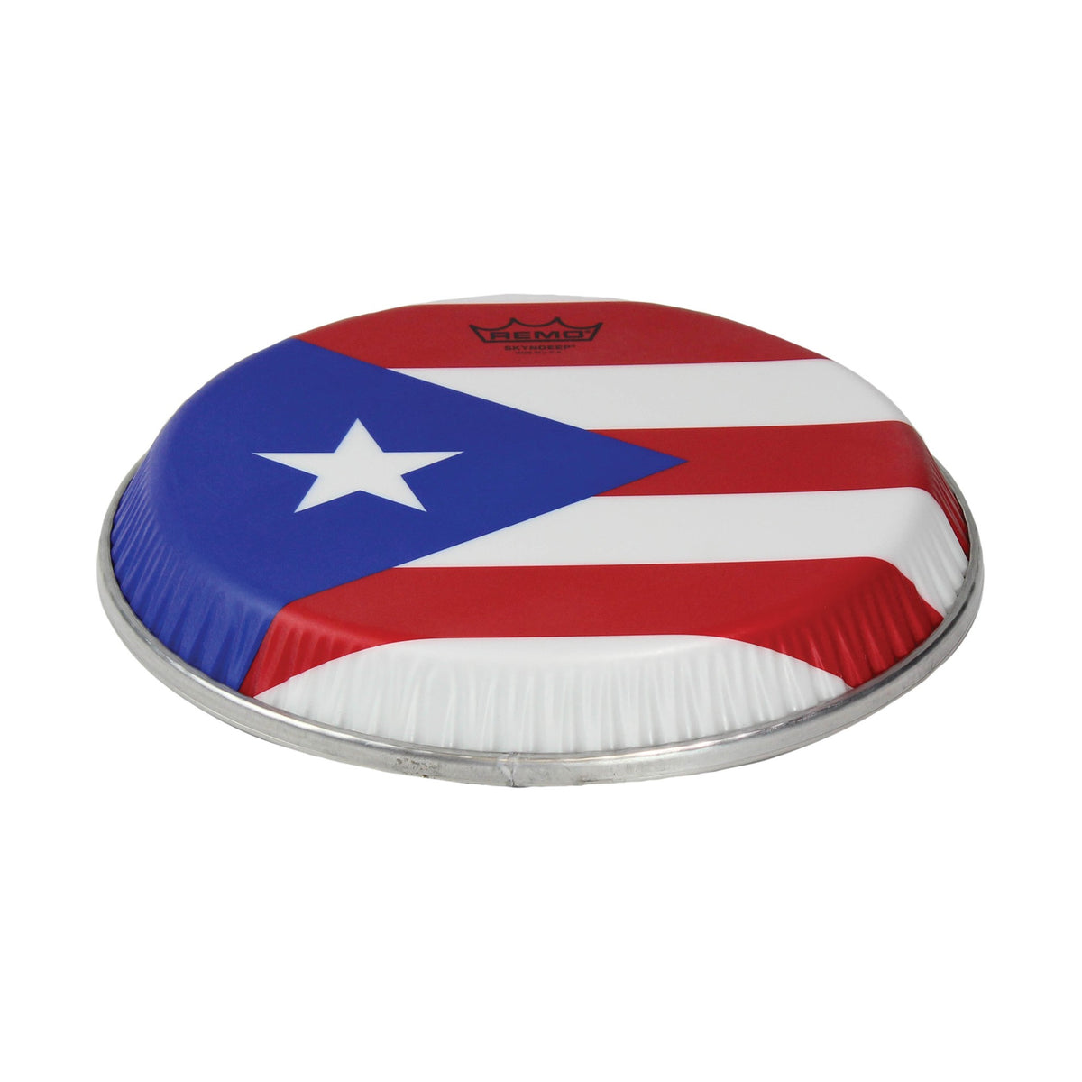 Product Cover for Conga Drumhead, Symmetry, 10.75" D1, Skyndeep, ”puerto Rican Flag“ Graphic