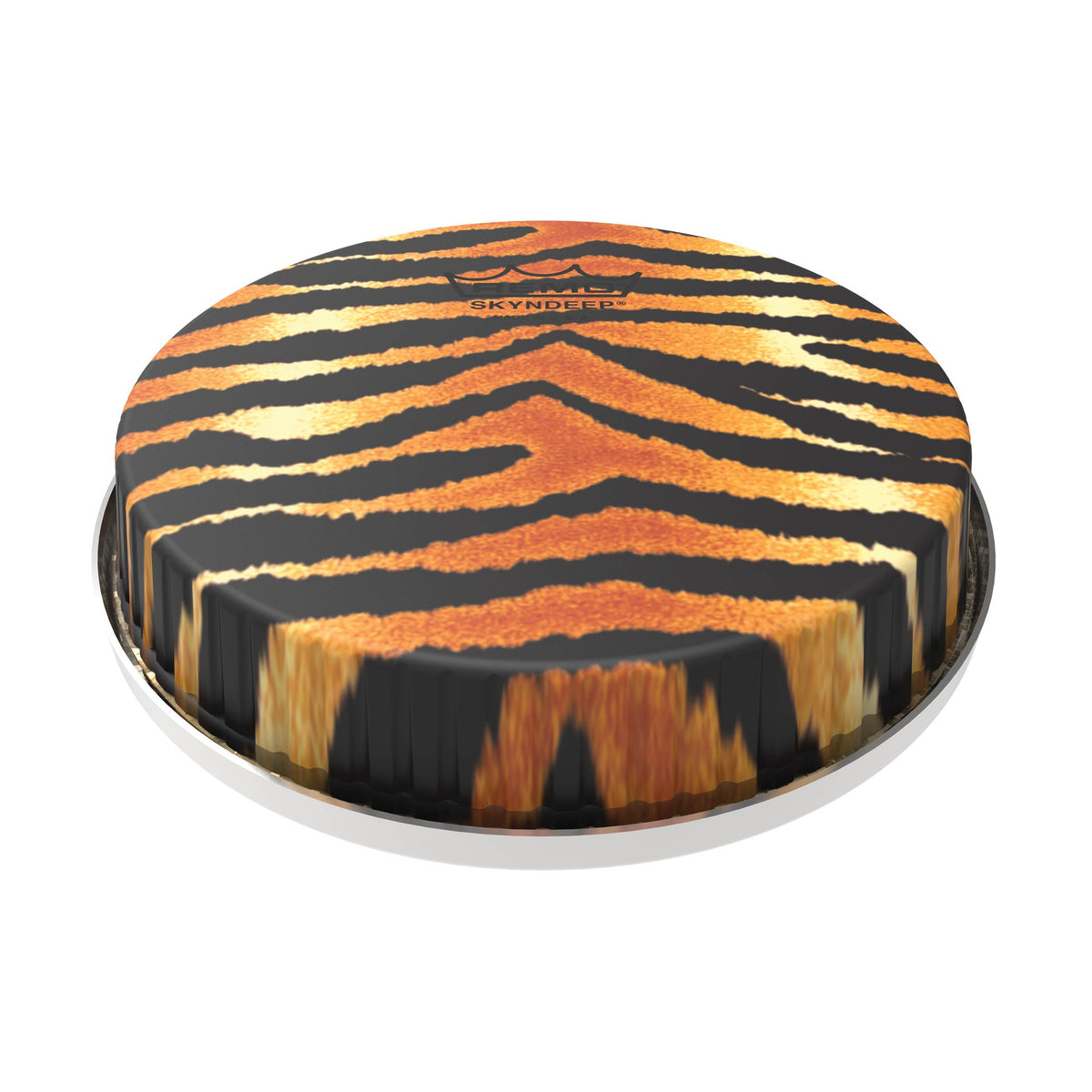 Product Cover for Bongo Drumhead, R-series, 7.15", Skyndeep, ”tiger Stripe“ Graphic