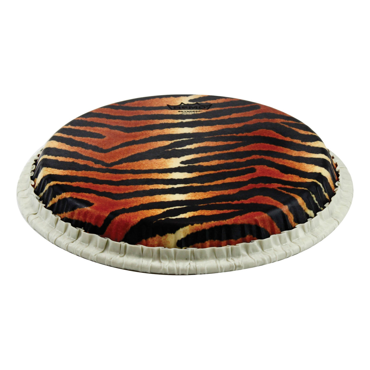 Product Cover for Conga Drumhead, Tucked, 11.75", Skyndeep, ”tiger Stripe“ Graphic