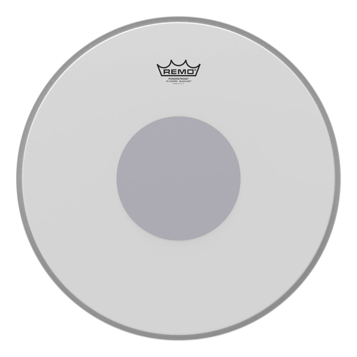 Product Cover for Bass, Powerstroke 3, Coated, 18" Diameter, No Stripe, Bottom Black Dot