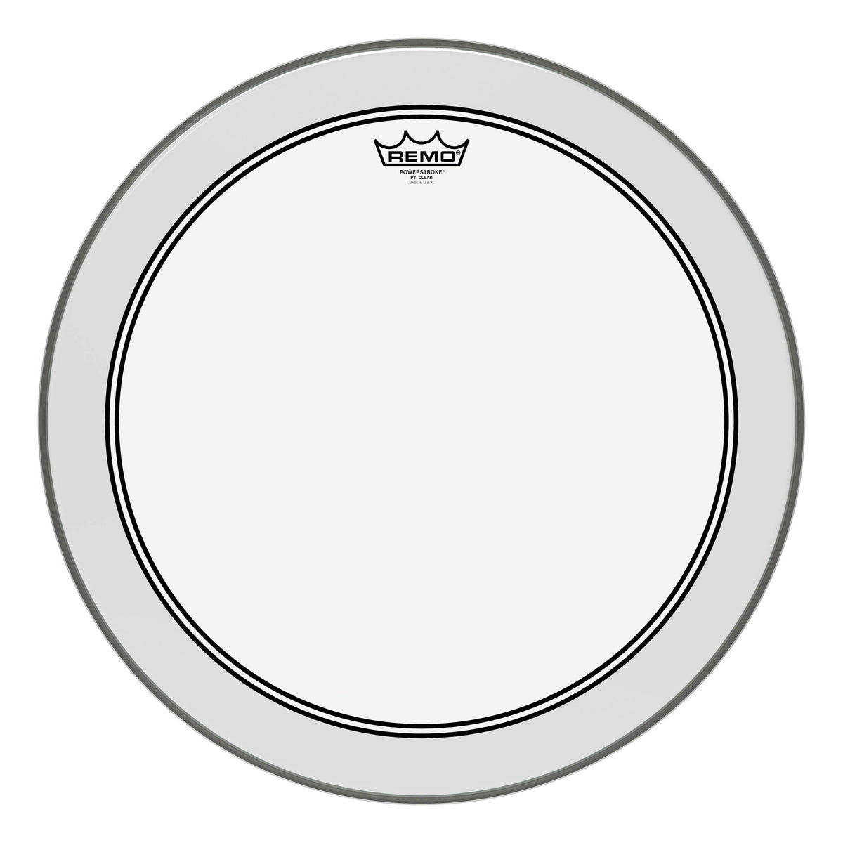 Product Cover for Bass, Powerstroke 3, Clear, 18" Diameter, 2-1/2" Impact Patch
