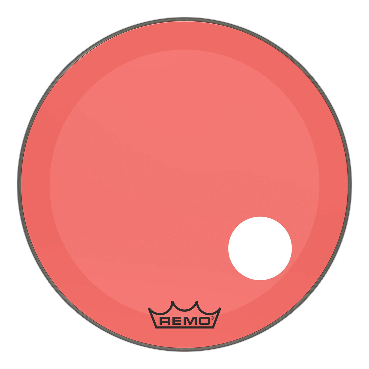 Product Cover for Bass, Powerstroke 3, Colortone, 26" Diameter, Red, 5" Offset Hole