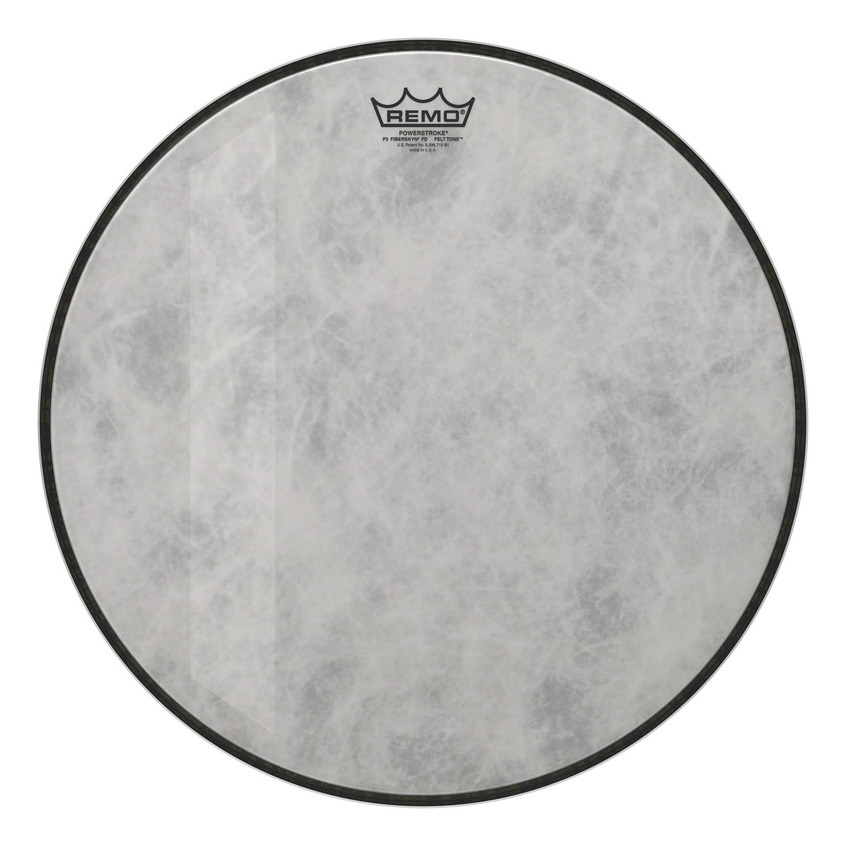 Product Cover for Bass, Powerstroke 3, Fiberskyn, Diplomat, Felt Tone, 18" Diameter