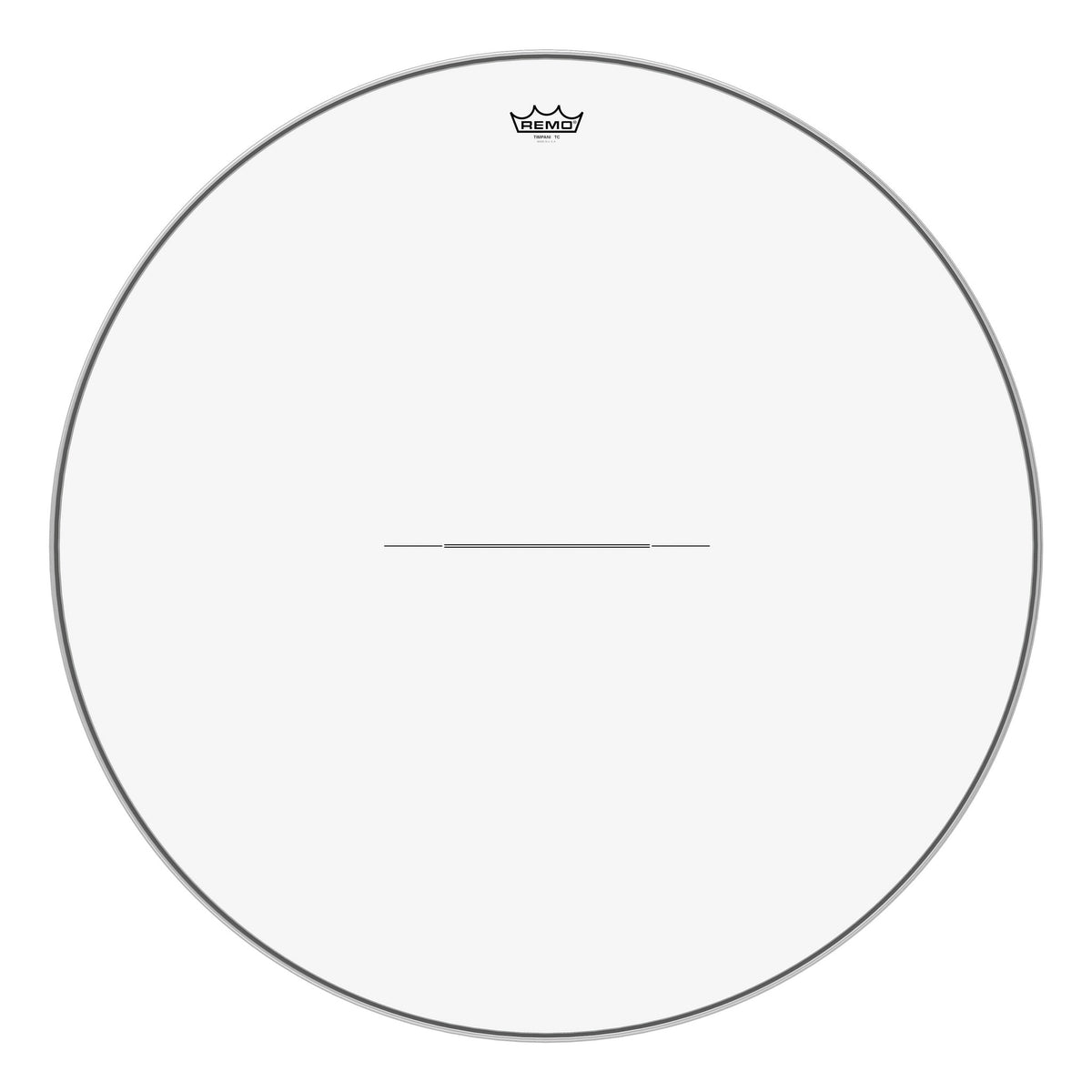 Product Cover for Timpani, Clear, 34" Diameter, Aluminum Insert Ring