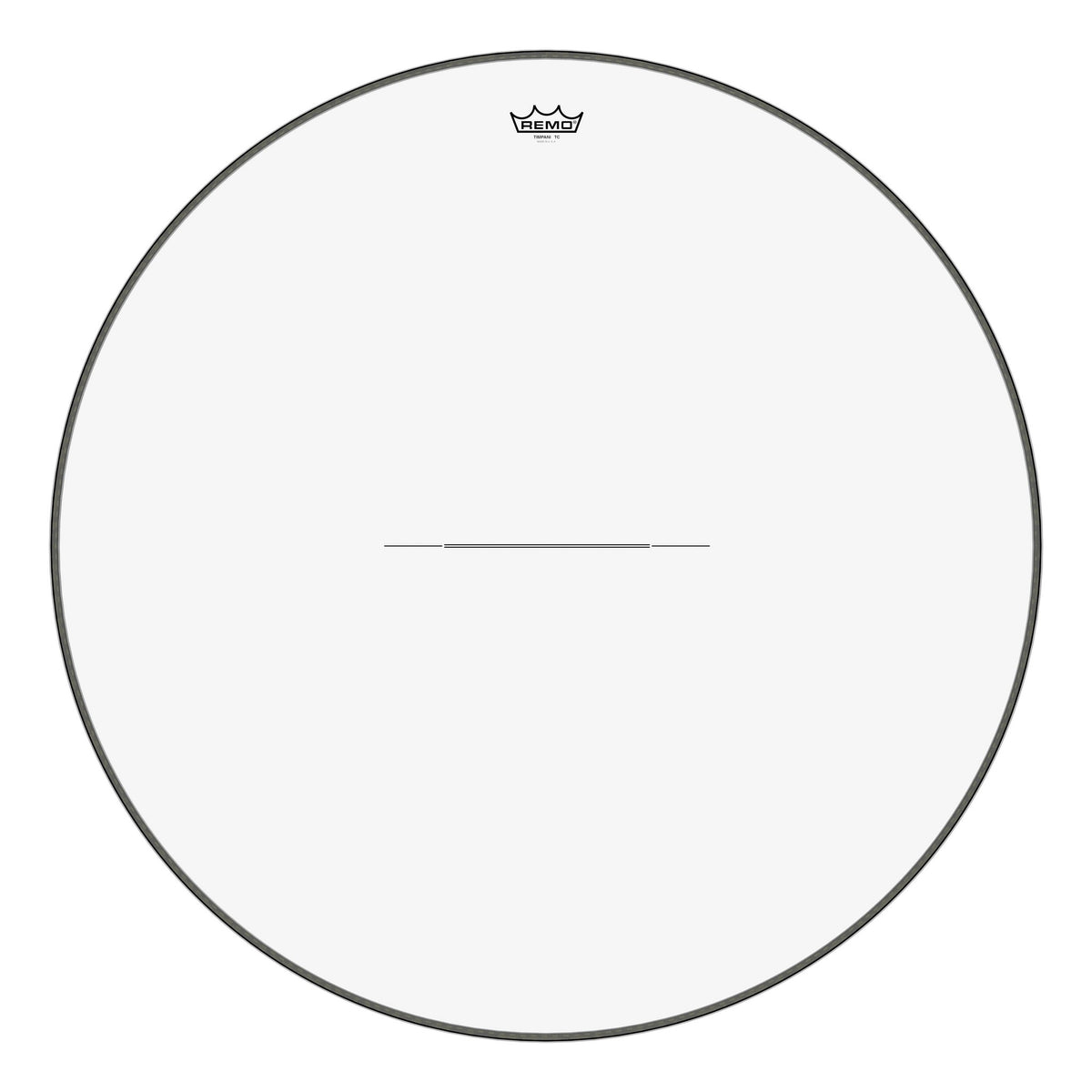 Product Cover for Timpani, Clear, 34" Diameter, Steel Insert Ring