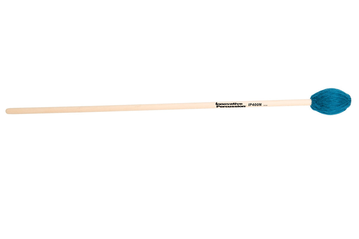 Product Cover for Hard Marimba Mallets - Teal Yarn - Natural Birch