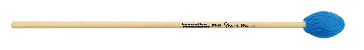 Product Cover for Hard Marimba Mallets - Electric Blue Yarn - Rattan