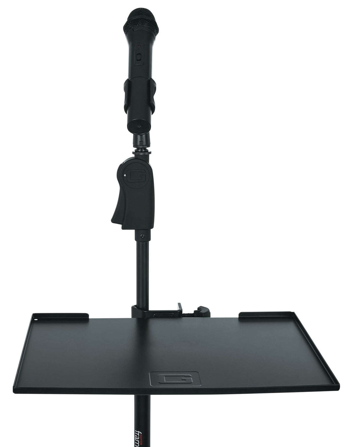 Product Cover for Gator Frameworks Large Microphone Stand Clamp-on Utility Shelf, Capacity Up To 10lbs.