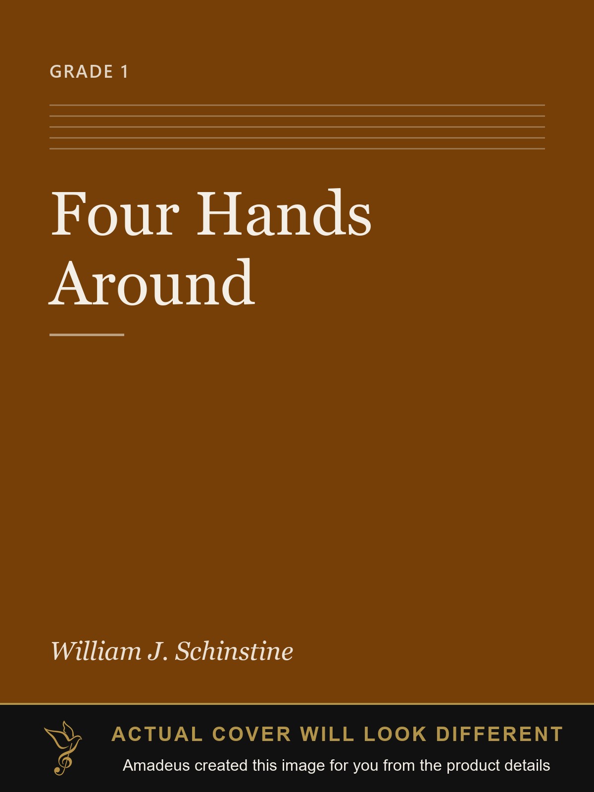 Four Hands Around - Amadeus created this image from the product details; the actual cover will look different