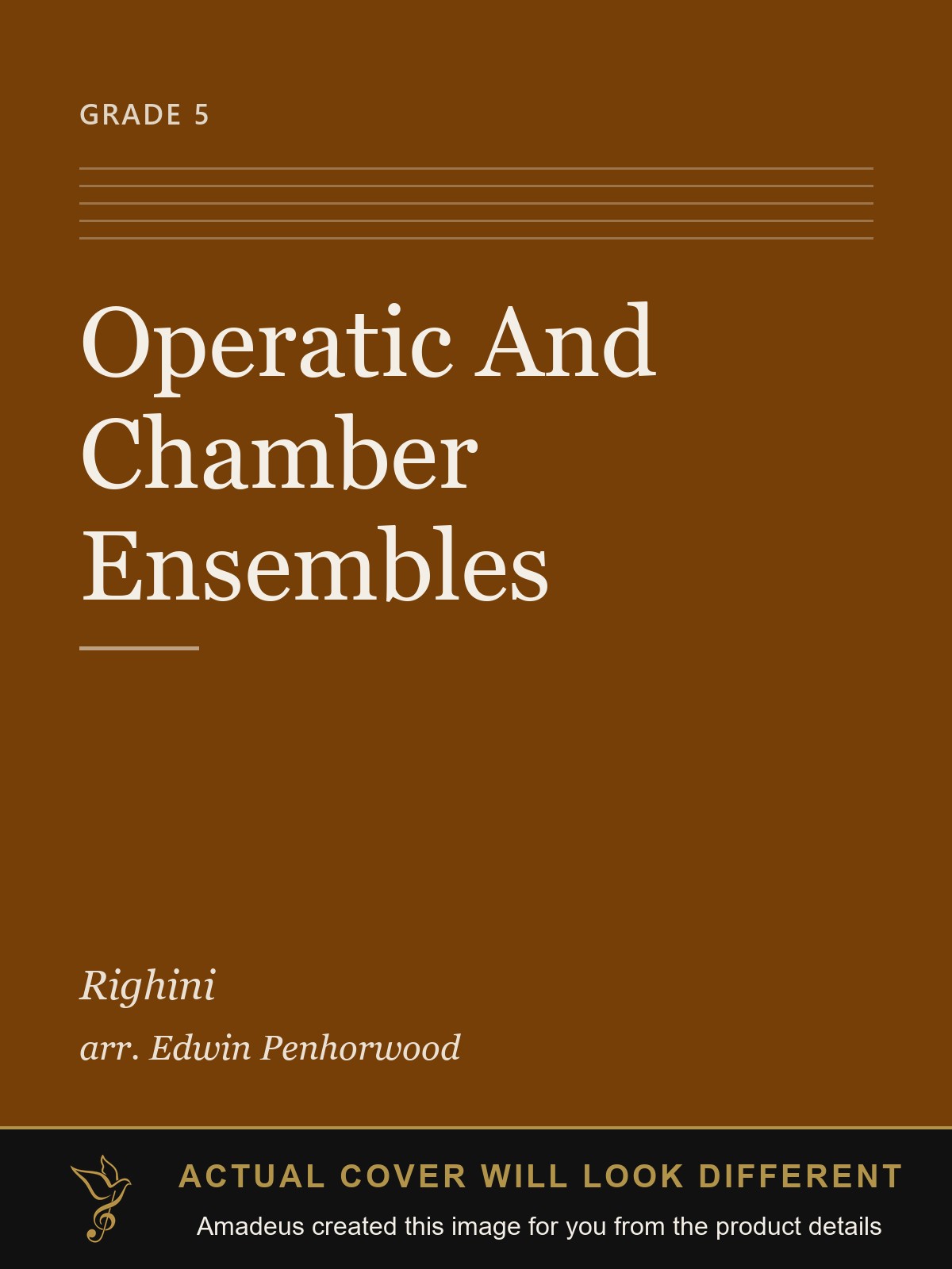 Operatic And Chamber Ensembles - Amadeus created this image from the product details; the actual cover will look different