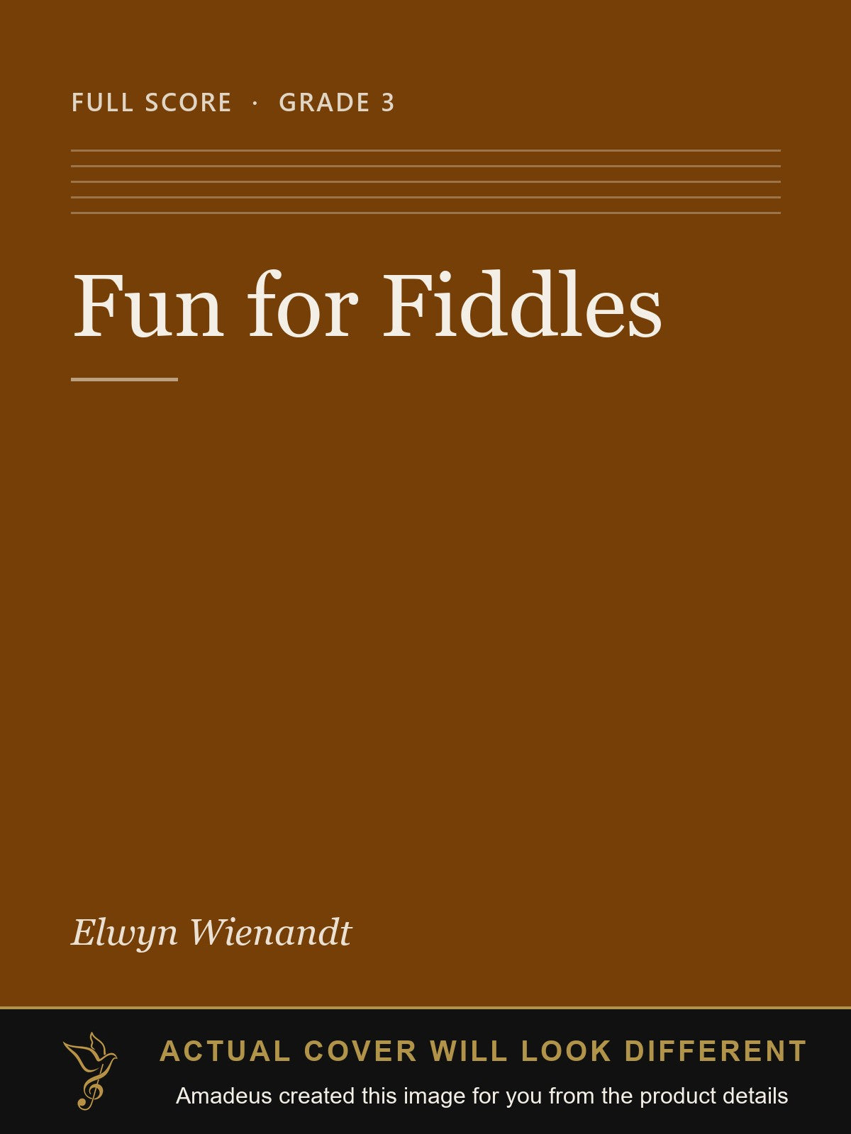 Fun for Fiddles - Amadeus created this image from the product details; the actual cover will look different