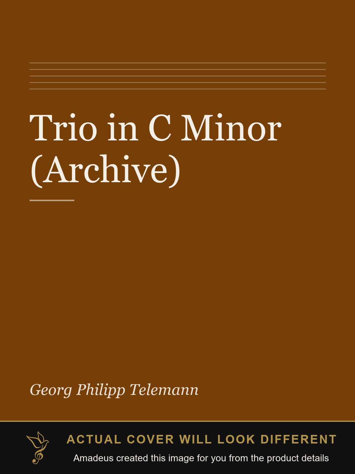 Trio in C Minor (Archive) - Amadeus created this image from the product details; the actual cover will look different
