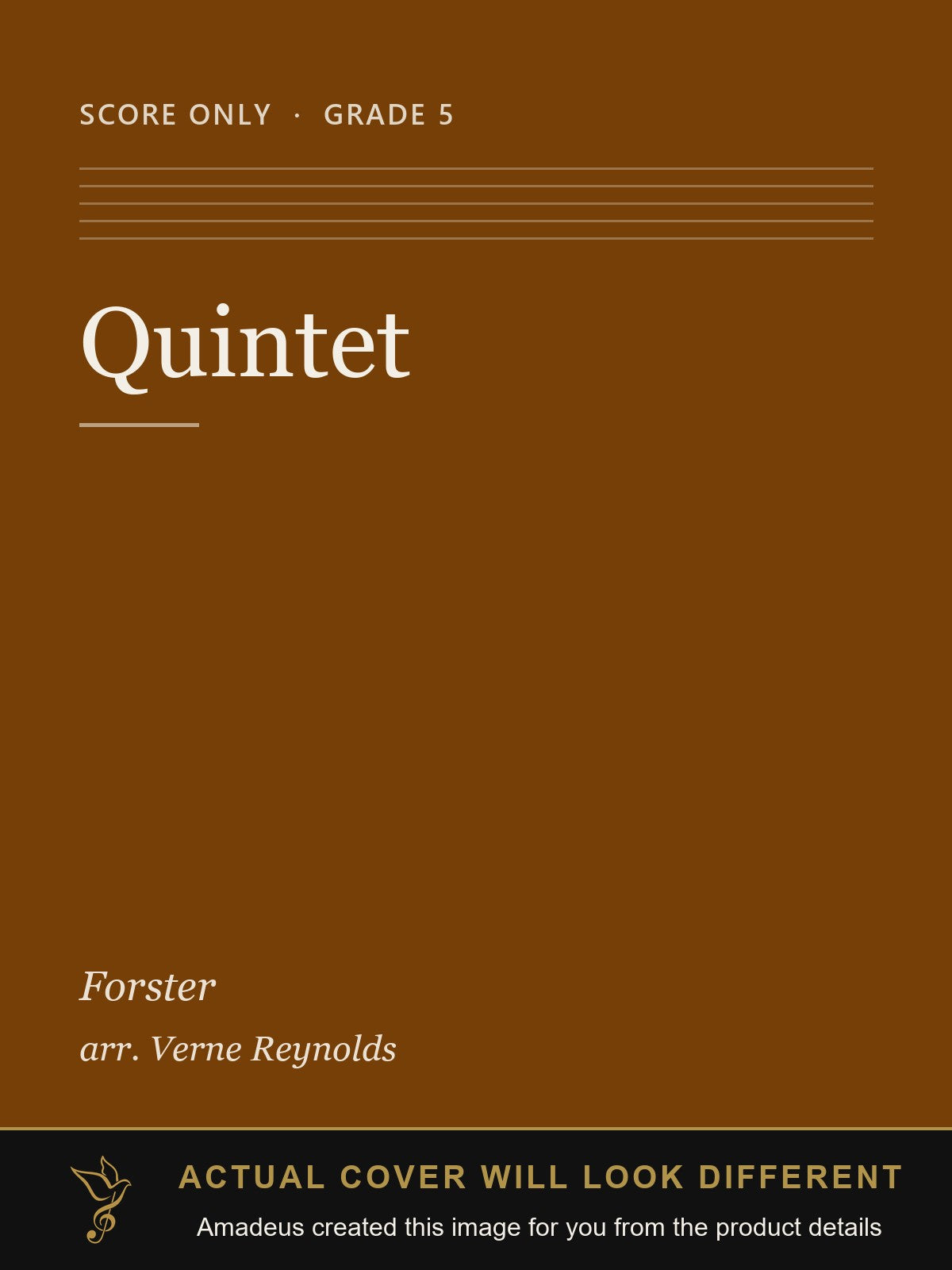 Quintet - Amadeus created this image from the product details; the actual cover will look different