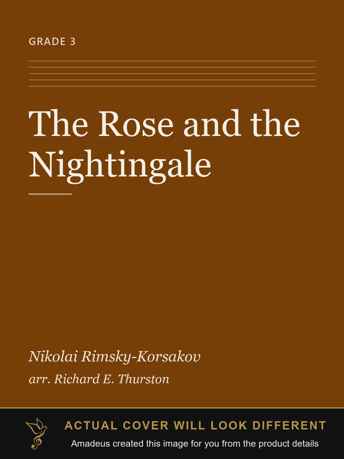 The Rose and the  Nightingale - Amadeus created this image from the product details; the actual cover will look different
