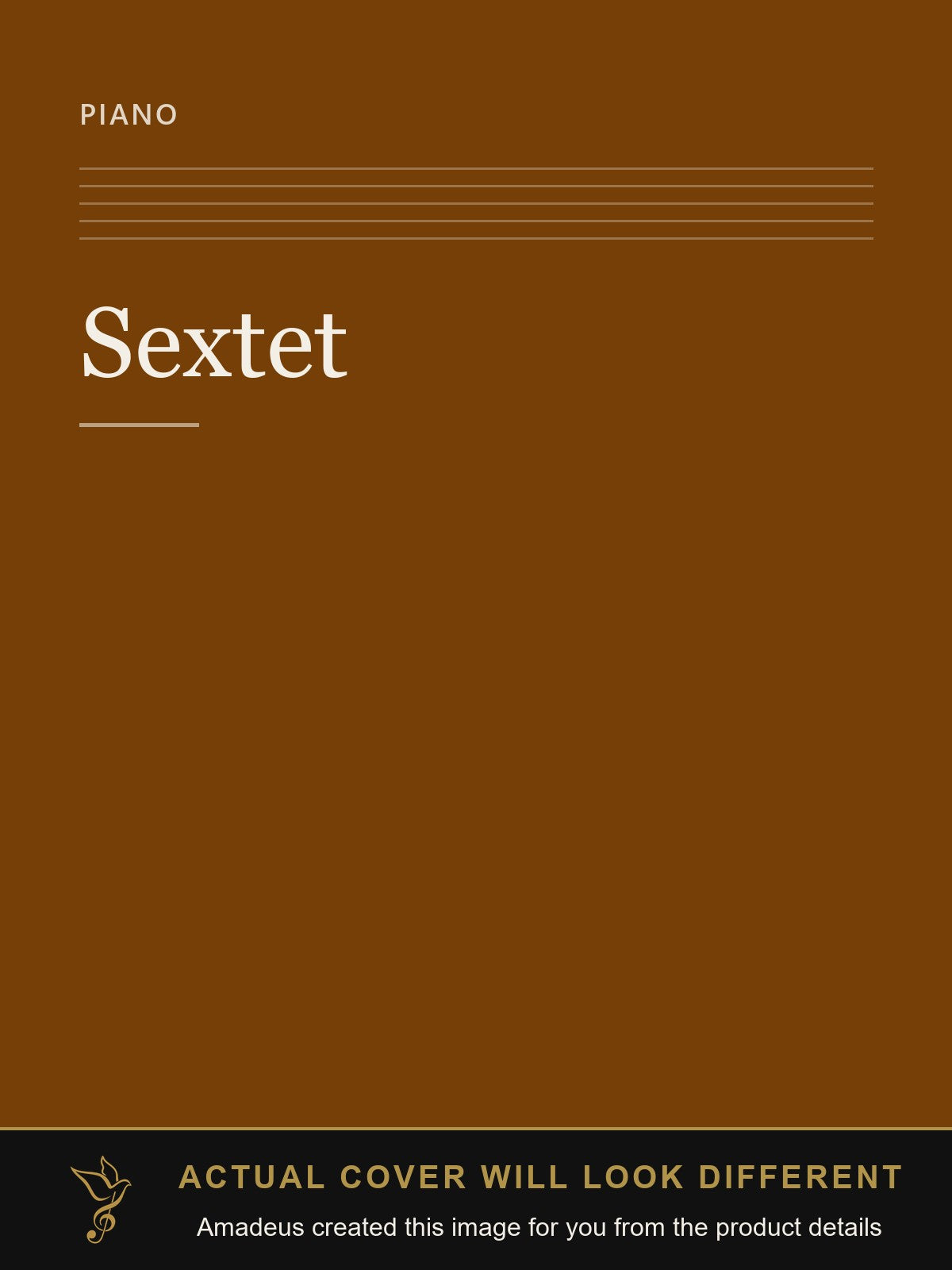 Sextet - Amadeus created this image from the product details; the actual cover will look different