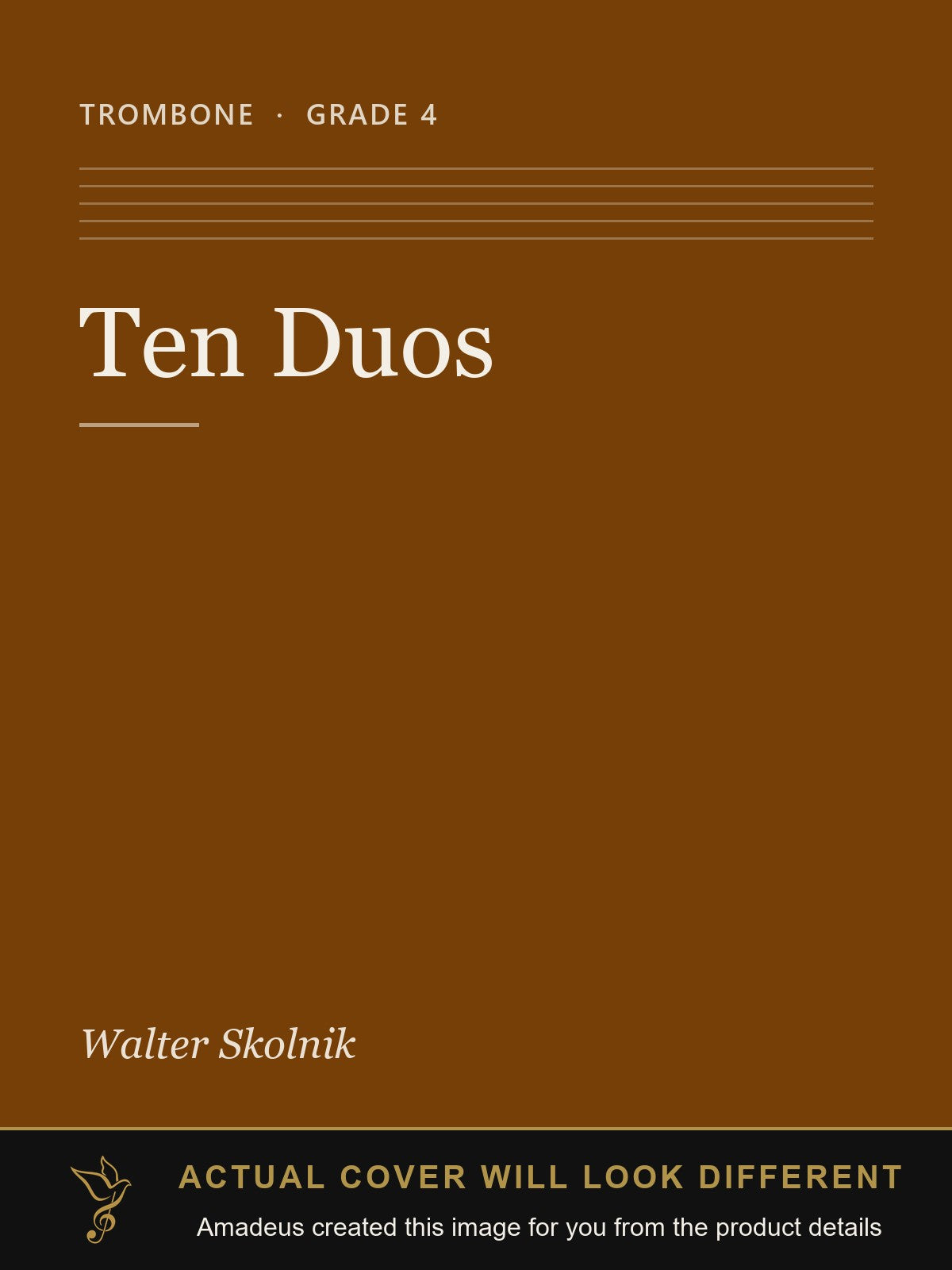 Ten Duos - Amadeus created this image from the product details; the actual cover will look different