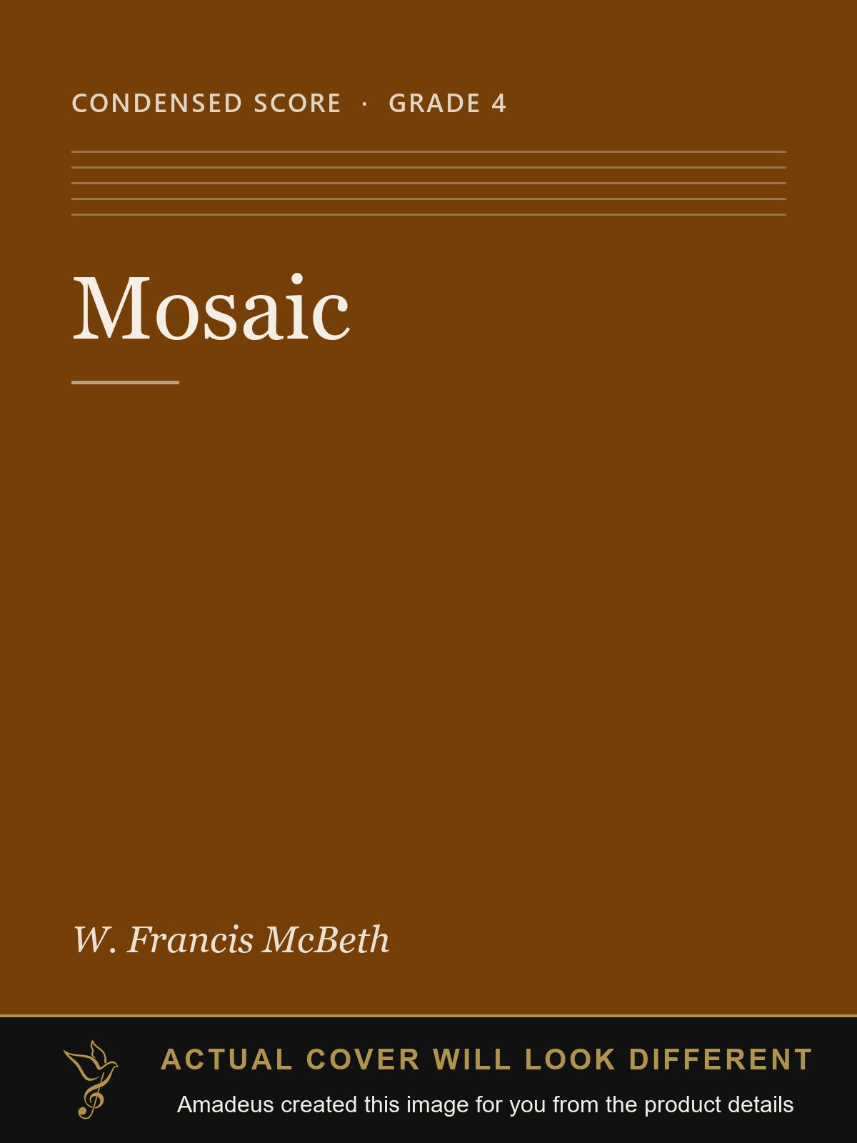 Mosaic - Amadeus created this image from the product details; the actual cover will look different