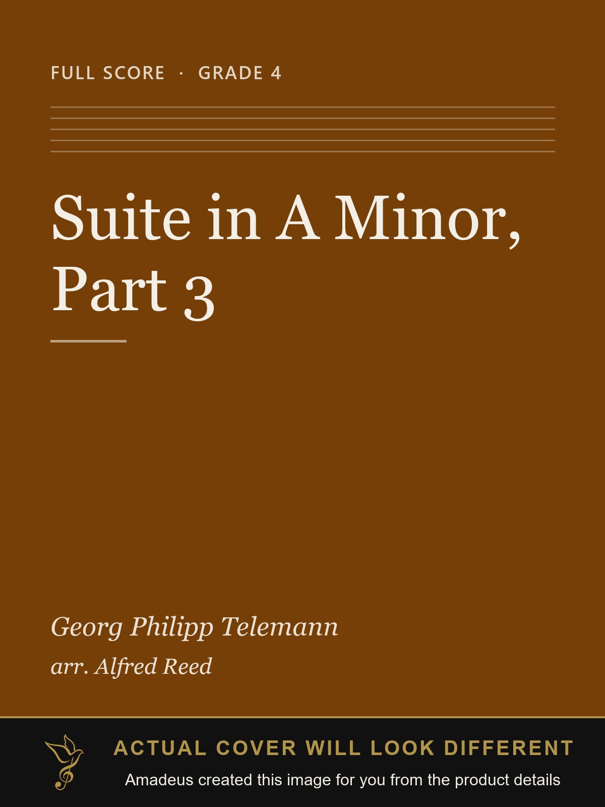Suite in A Minor, Part 3 - Amadeus created this image from the product details; the actual cover will look different