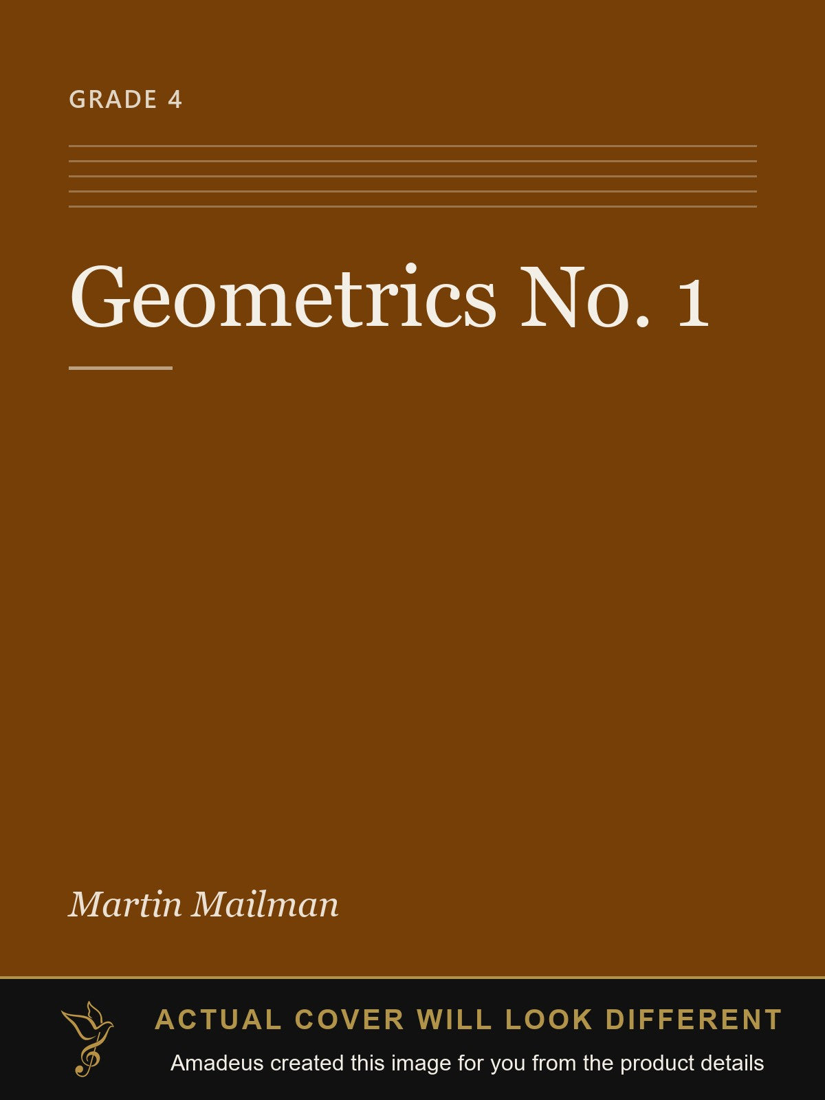 Geometrics No. 1 - Amadeus created this image from the product details; the actual cover will look different