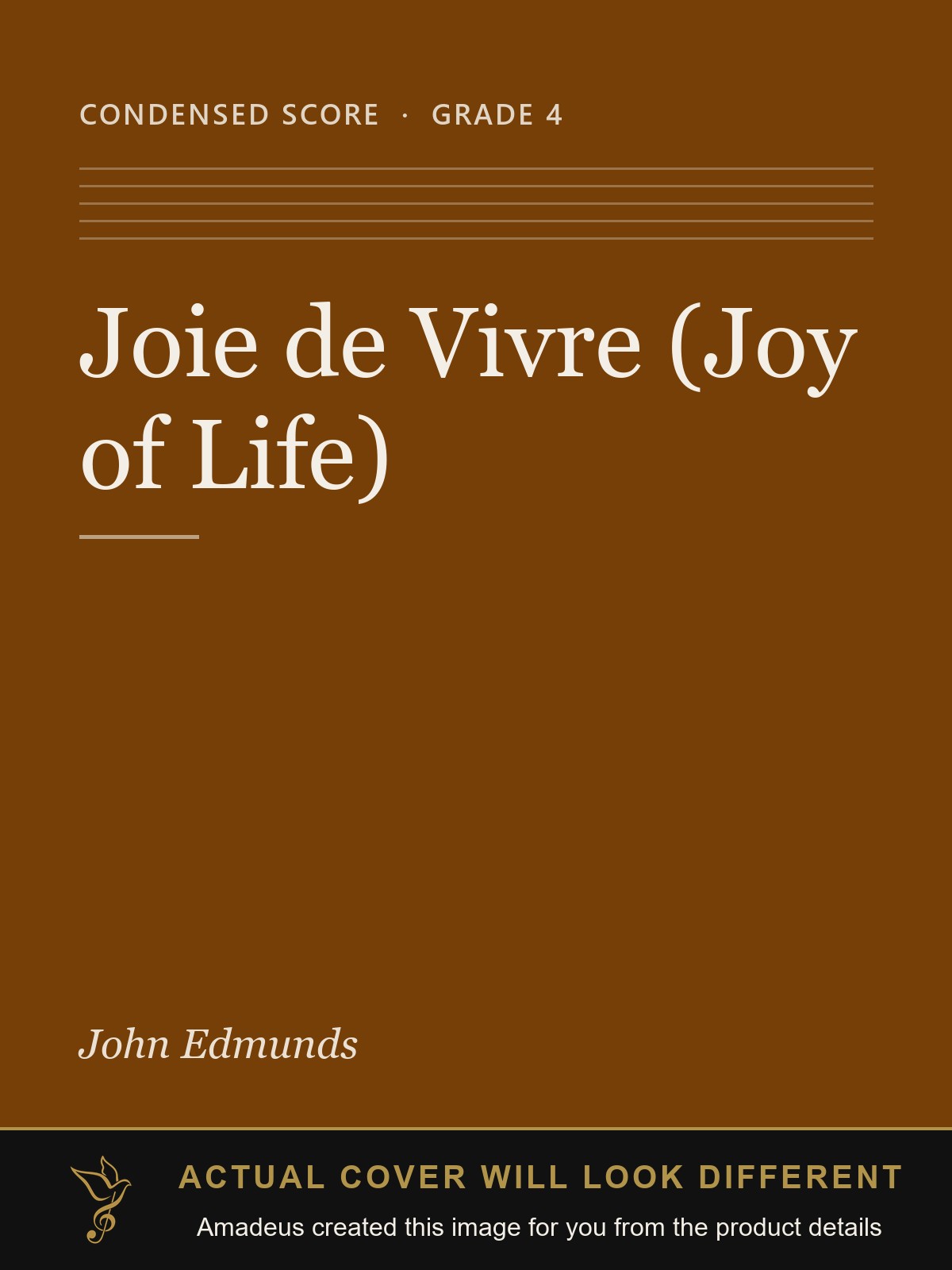 Joie de Vivre (Joy of Life) - Amadeus created this image from the product details; the actual cover will look different