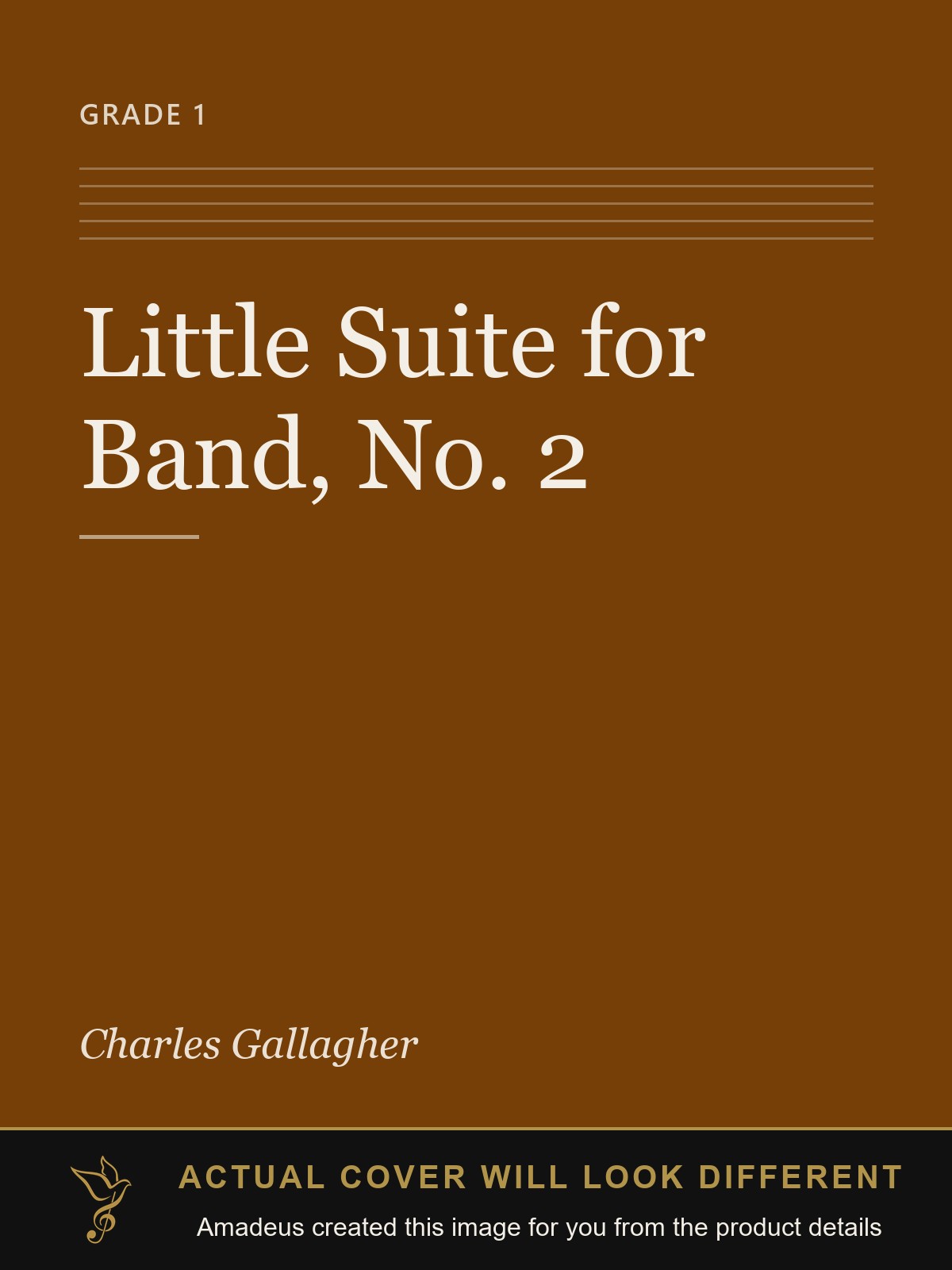 Little Suite for Band, No. 2 - Amadeus created this image from the product details; the actual cover will look different