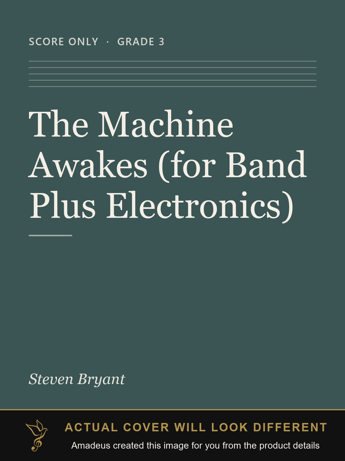 The Machine Awakes (for Band Plus Electronics) - Amadeus created this image from the product details; the actual cover will look different