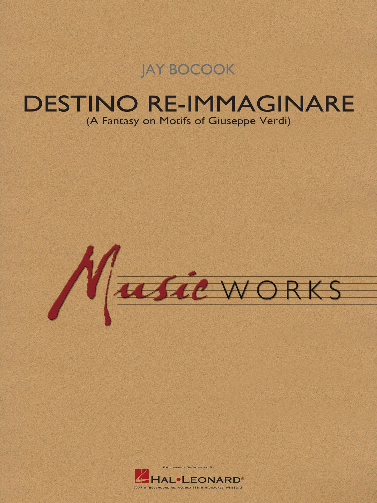 Product Cover for Destino Re-Immaginare (A Fantasy on Motifs of G. Verdi)