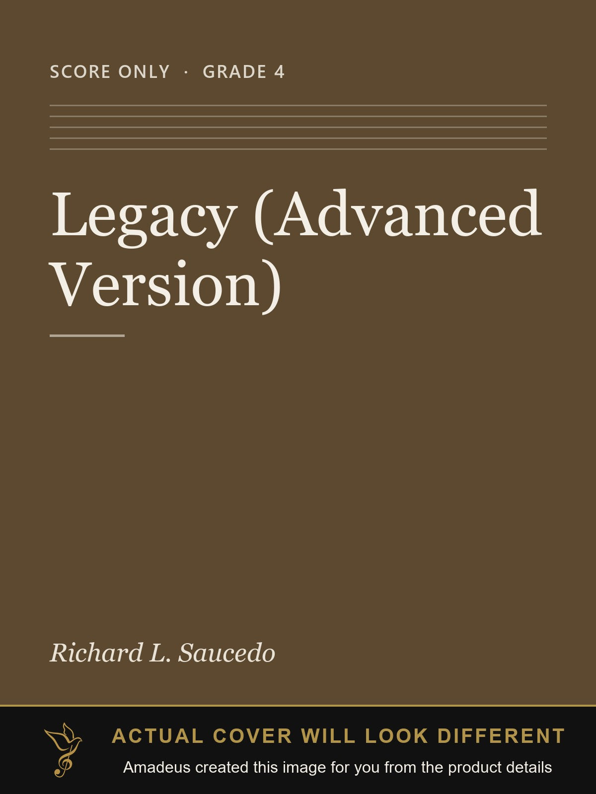 Legacy (Advanced Version) - Amadeus created this image from the product details; the actual cover will look different