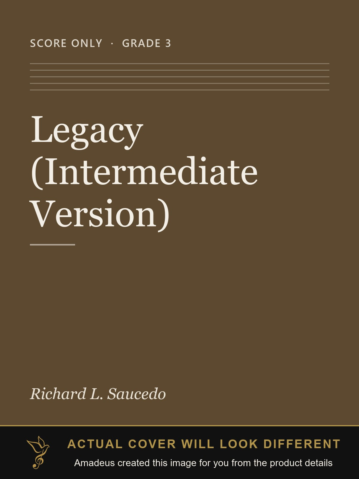 Legacy (Intermediate Version) - Amadeus created this image from the product details; the actual cover will look different