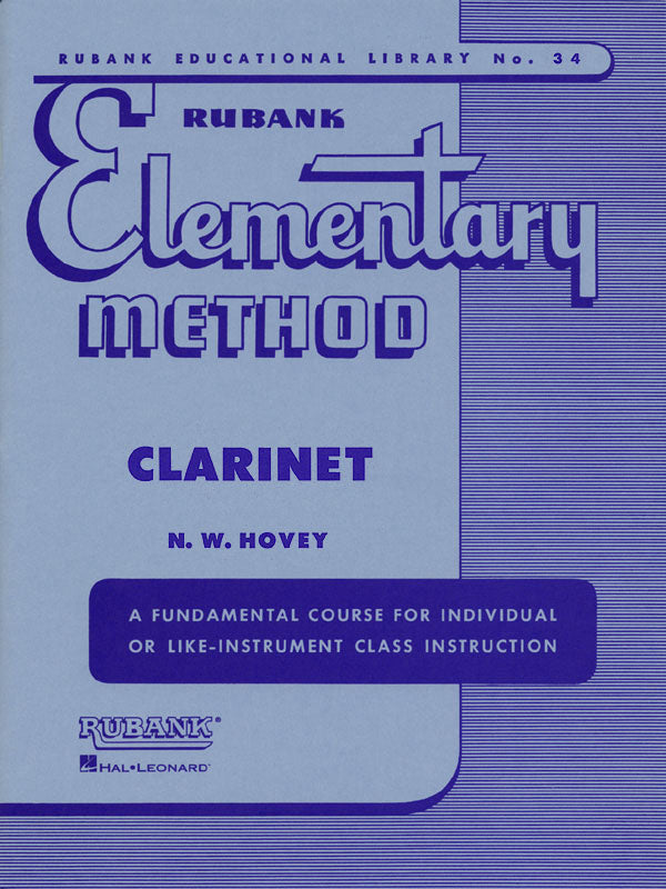 Product Cover for Rubank Elementary Method – Clarinet