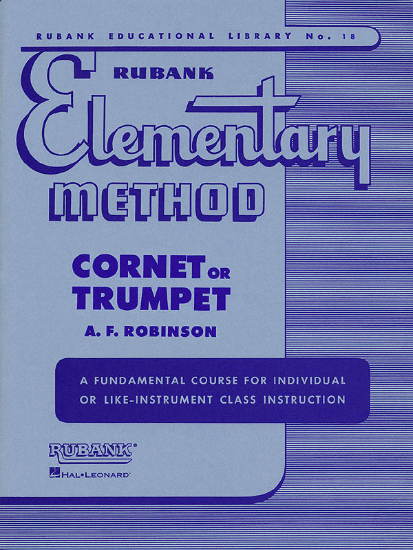 Product Cover for Rubank Elementary Method - Cornet or Trumpet