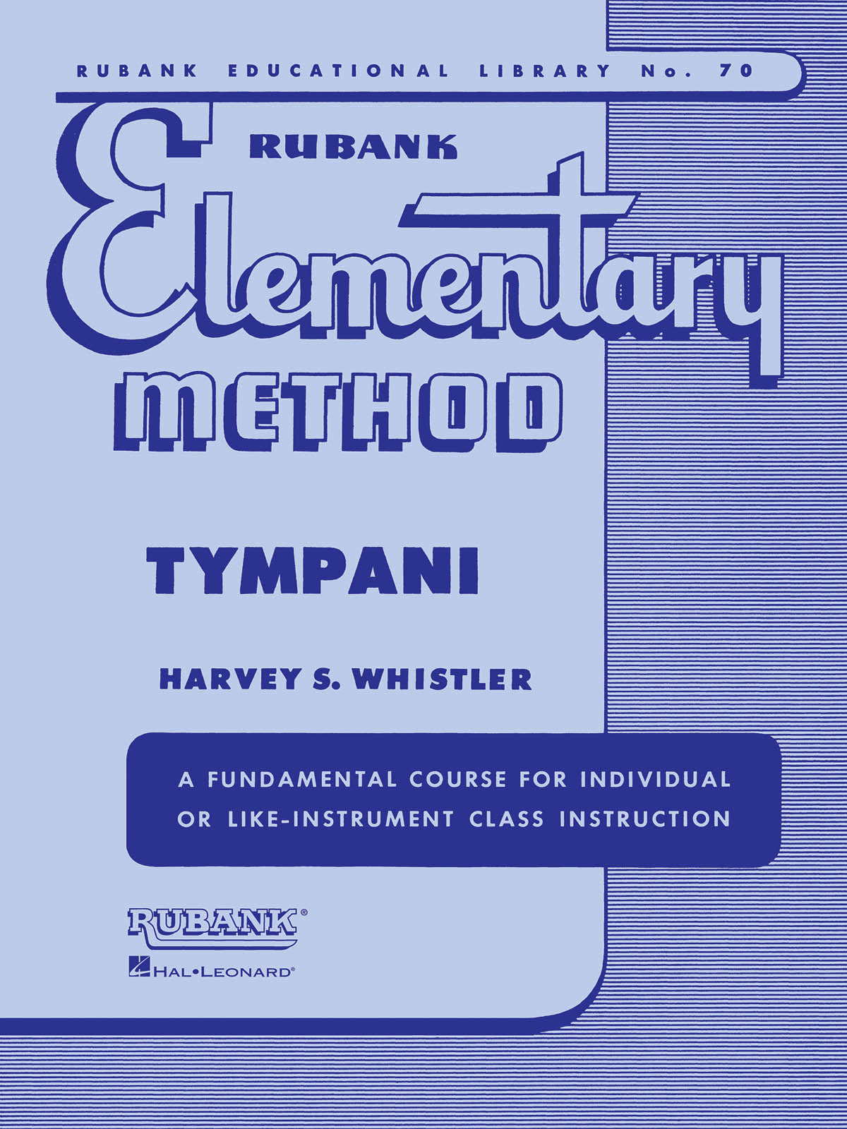 Product Cover for Rubank Elementary Method - Timpani