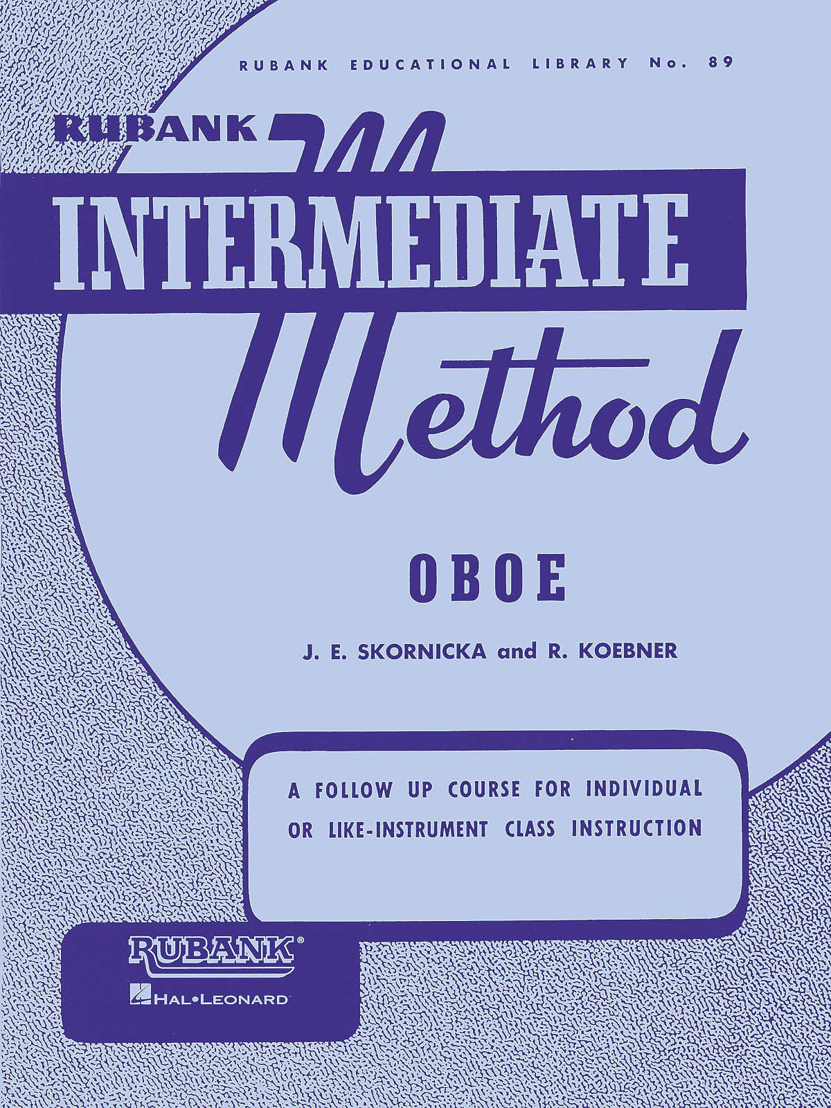 Product Cover for Rubank Intermediate Method – Oboe