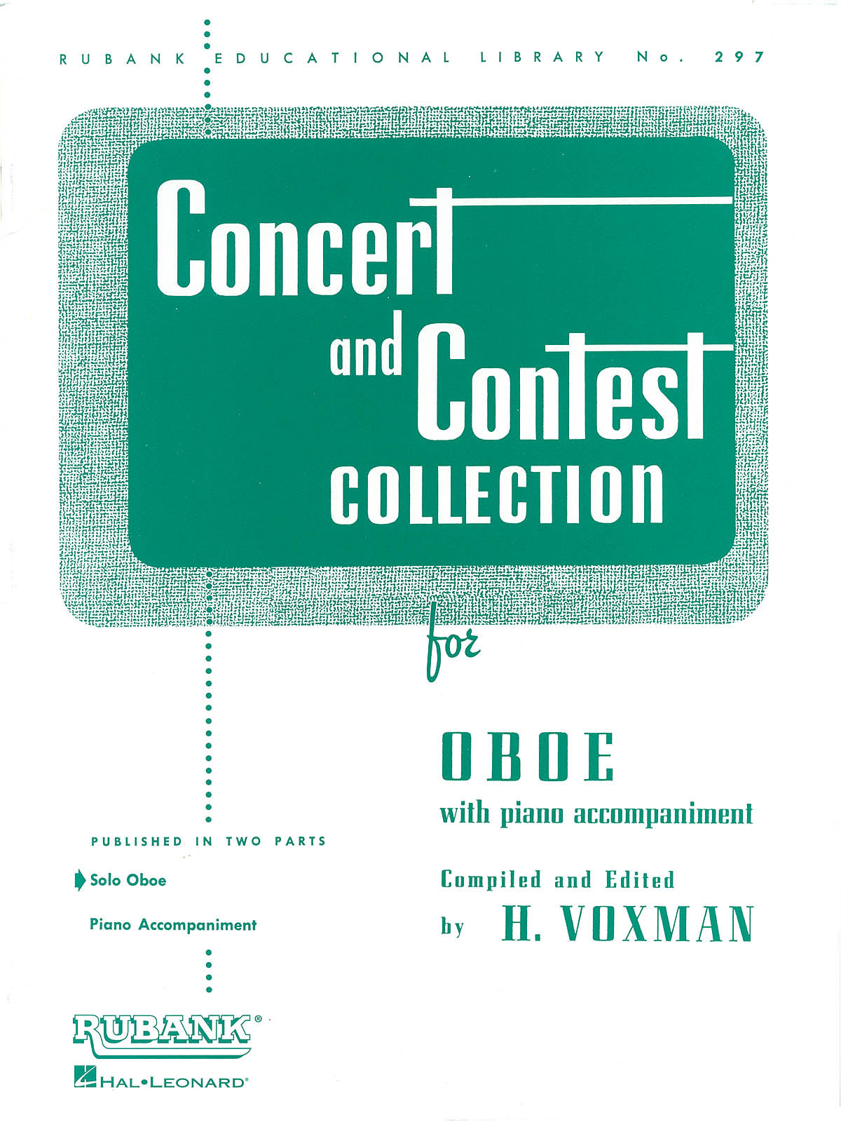 Product Cover for Concert and Contest Collection for Oboe