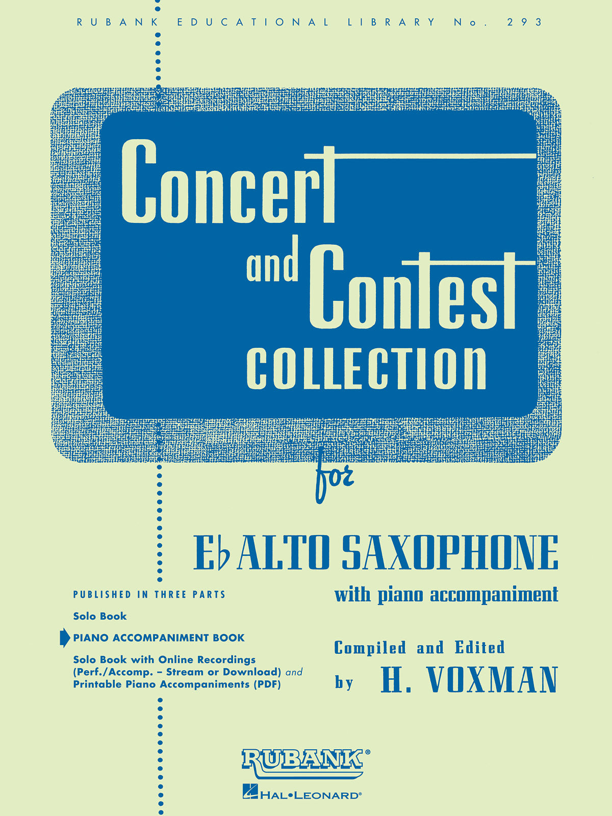 Product Cover for Concert and Contest Collection for Eb Alto Saxophone