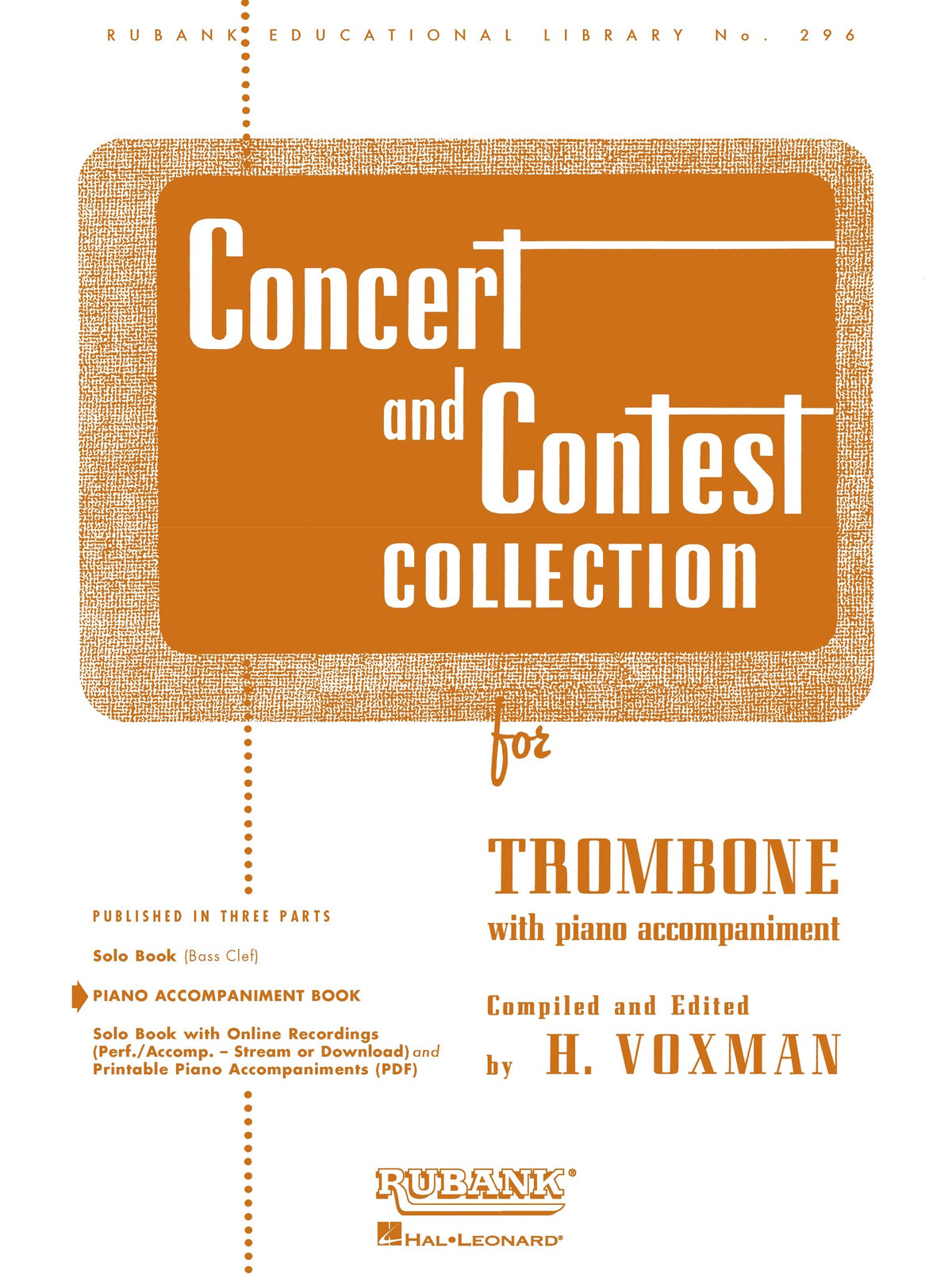 Product Cover for Concert and Contest Collection for Trombone