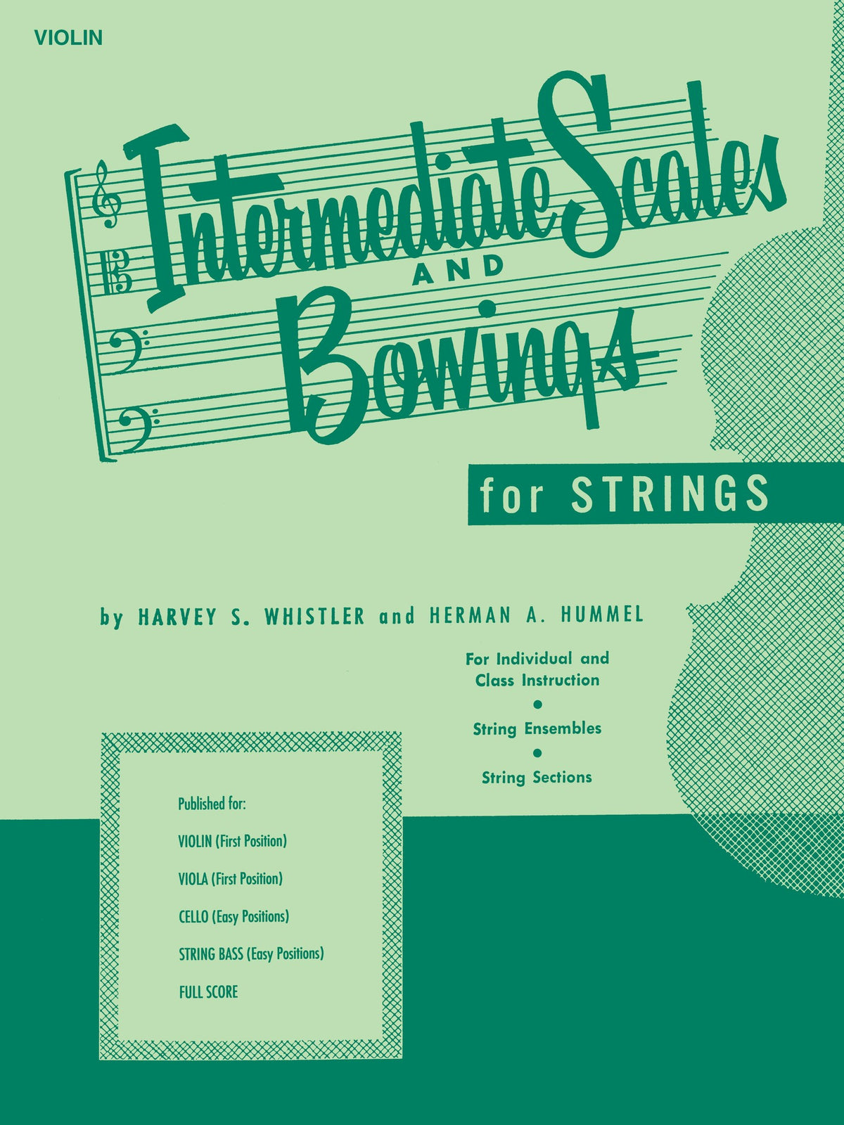 Product Cover for Intermediate Scales And Bowings - Violin First Position