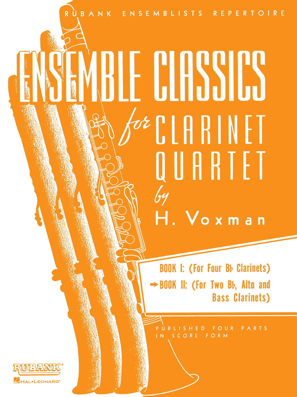 Product Cover for Ensemble Classics for Clarinet Quartet - Book 2