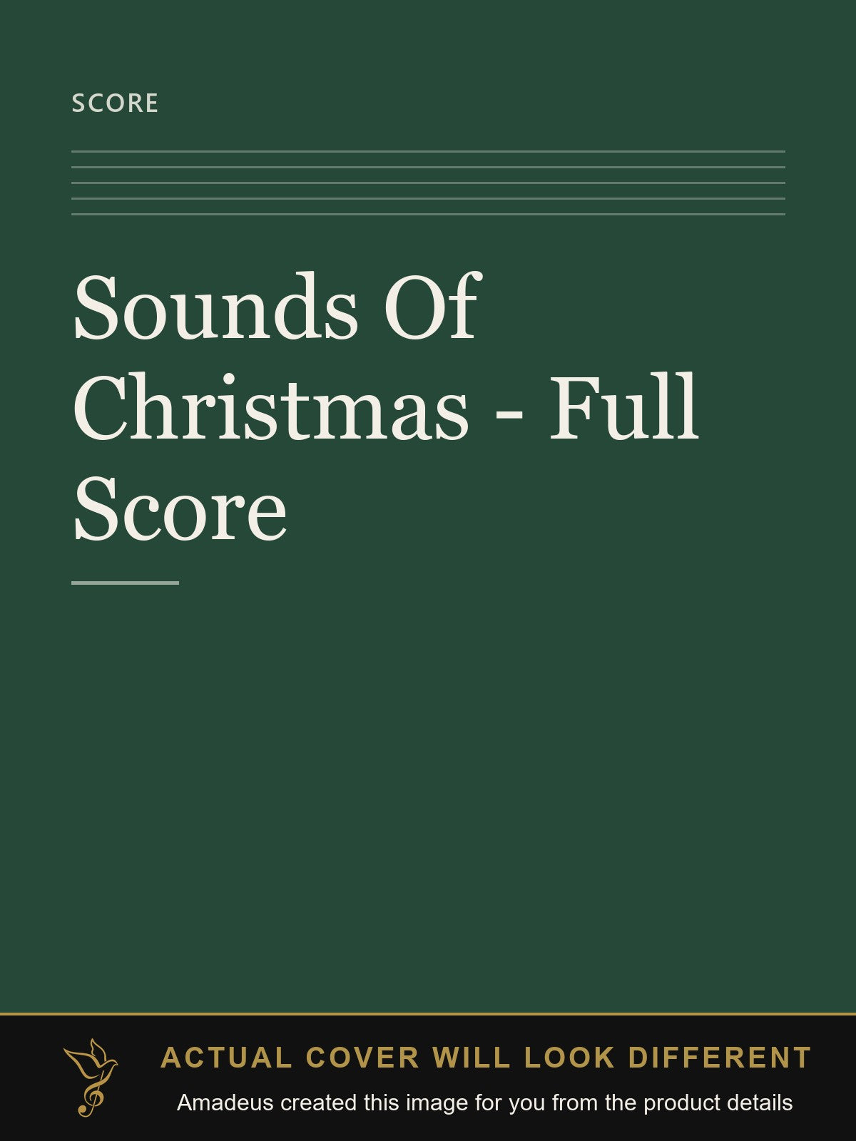 Sounds Of Christmas - Full Score - Amadeus created this image from the product details; the actual cover will look different