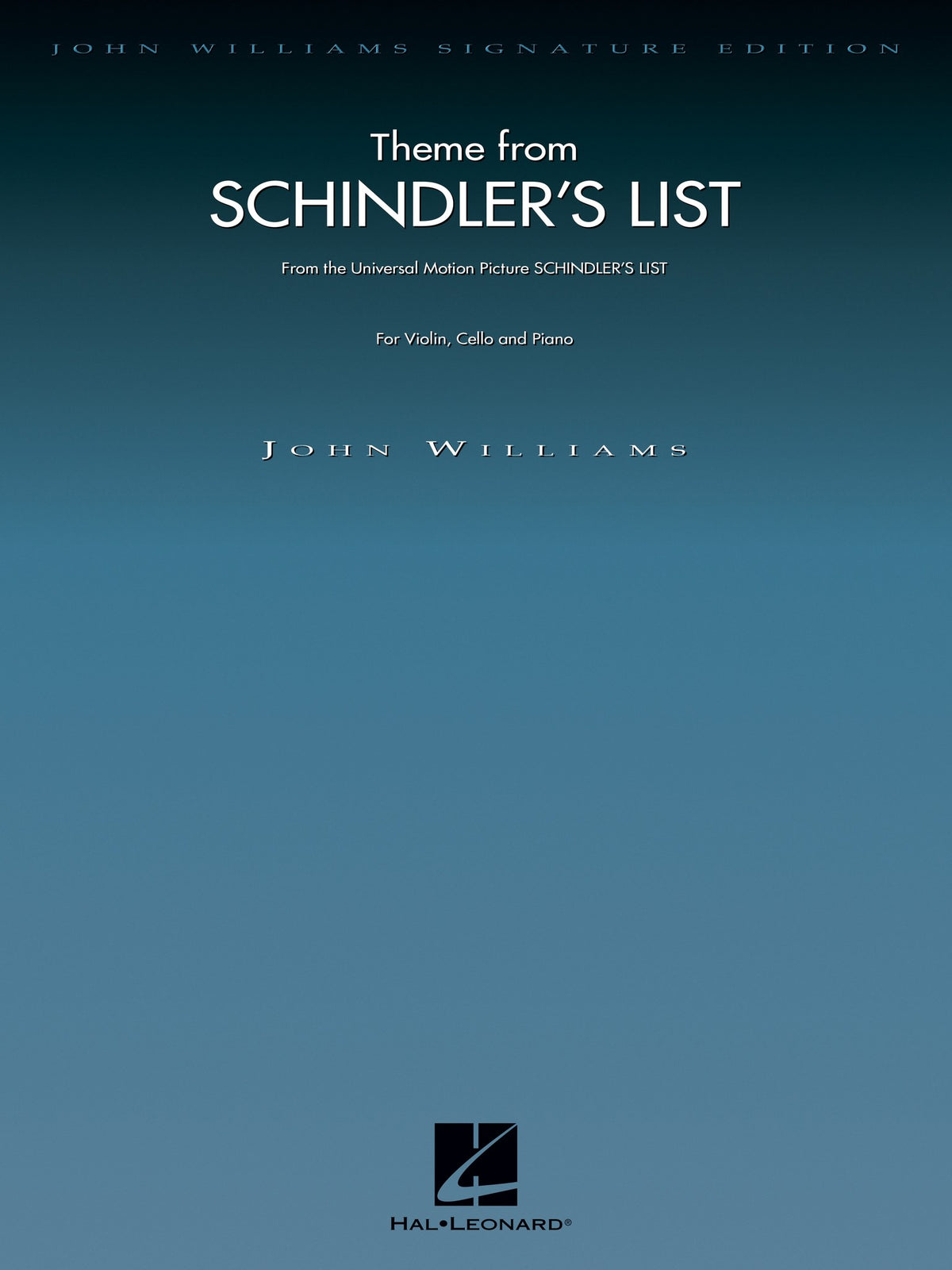 Product Cover for Theme from Schindler's List (for Violin, Cello and Piano)