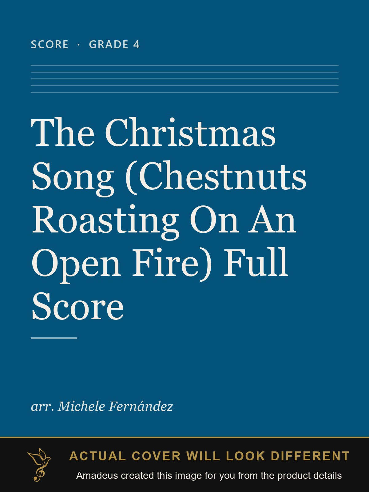 The Christmas Song (Chestnuts Roasting On An Open Fire) Full Score - Amadeus created this image from the product details; the actual cover will look different