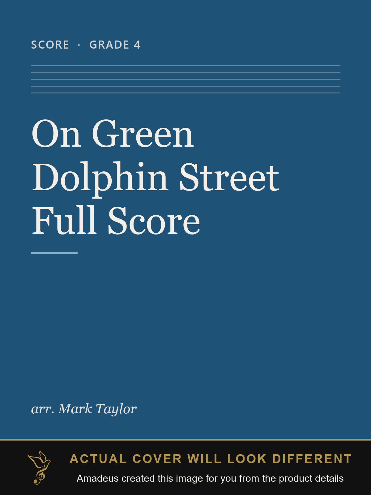 On Green Dolphin Street Full Score - Amadeus created this image from the product details; the actual cover will look different