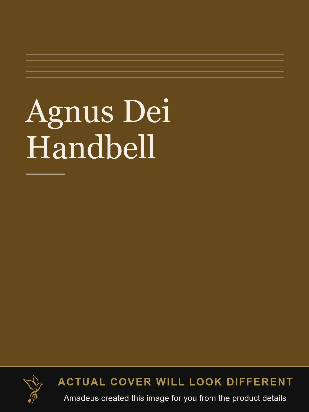 Agnus Dei Handbell - Amadeus created this image from the product details; the actual cover will look different