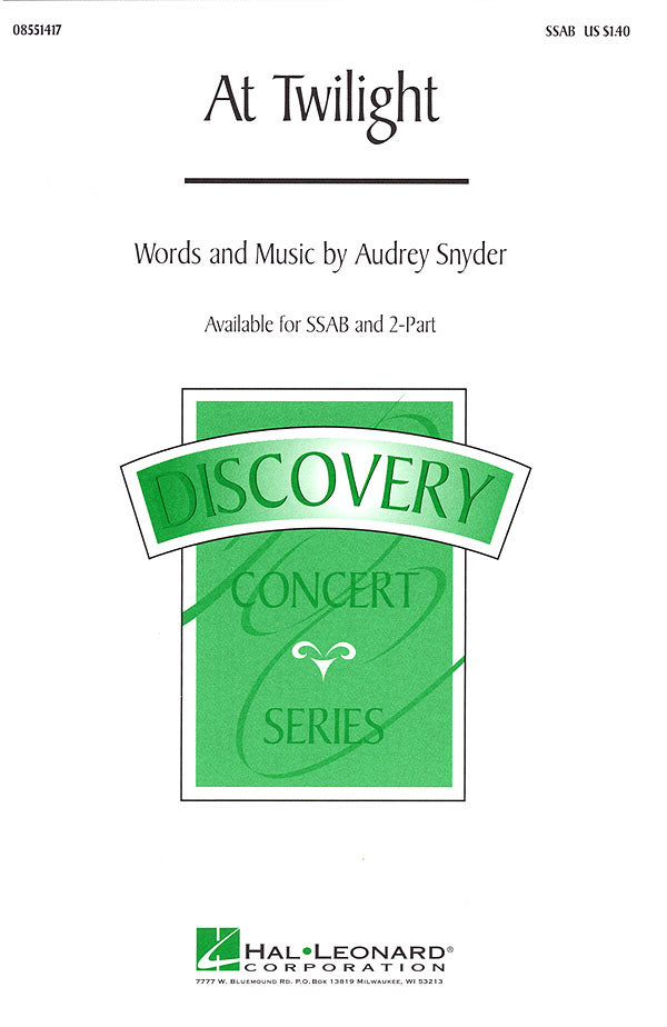 Product Cover for At Twilight