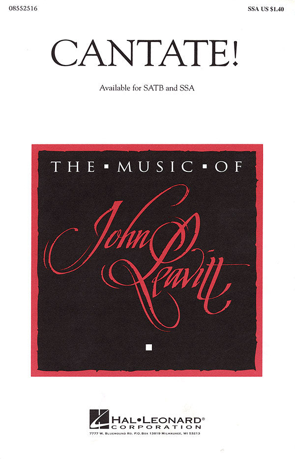 Product Cover for Cantate!